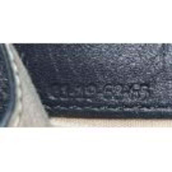 Chloe Logo Vick Pouch Leather Large Blue - Picture 8 of 8